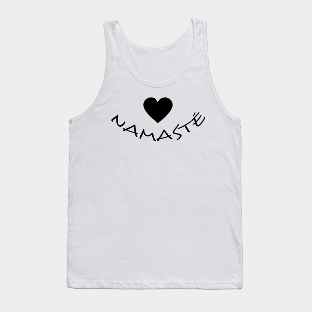 Namaste Heart Tank Top by ZenNature